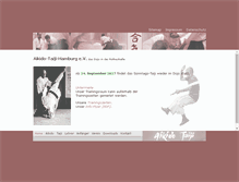 Tablet Screenshot of aikido-taiji-hamburg.de